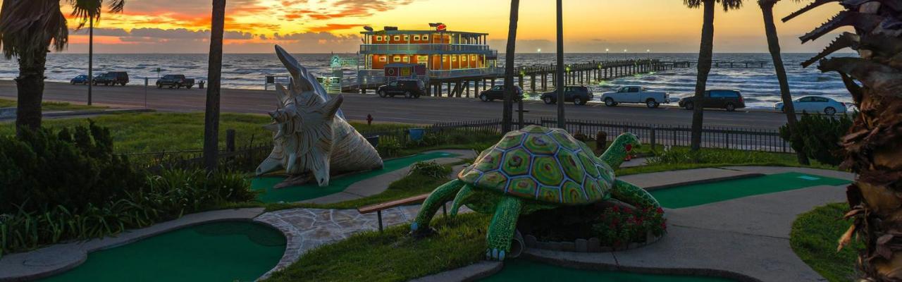 Beach Escape - Top Floor Ocean Views - Heated Pool - Seawall Blvd Galveston Bagian luar foto